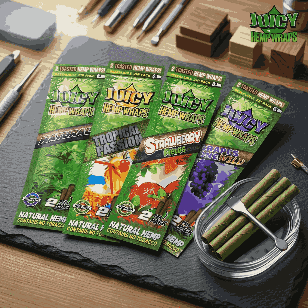 Juicy Hemp Wraps | Flavor Variety Pack | Tobacco-Free & Nicotine-Free