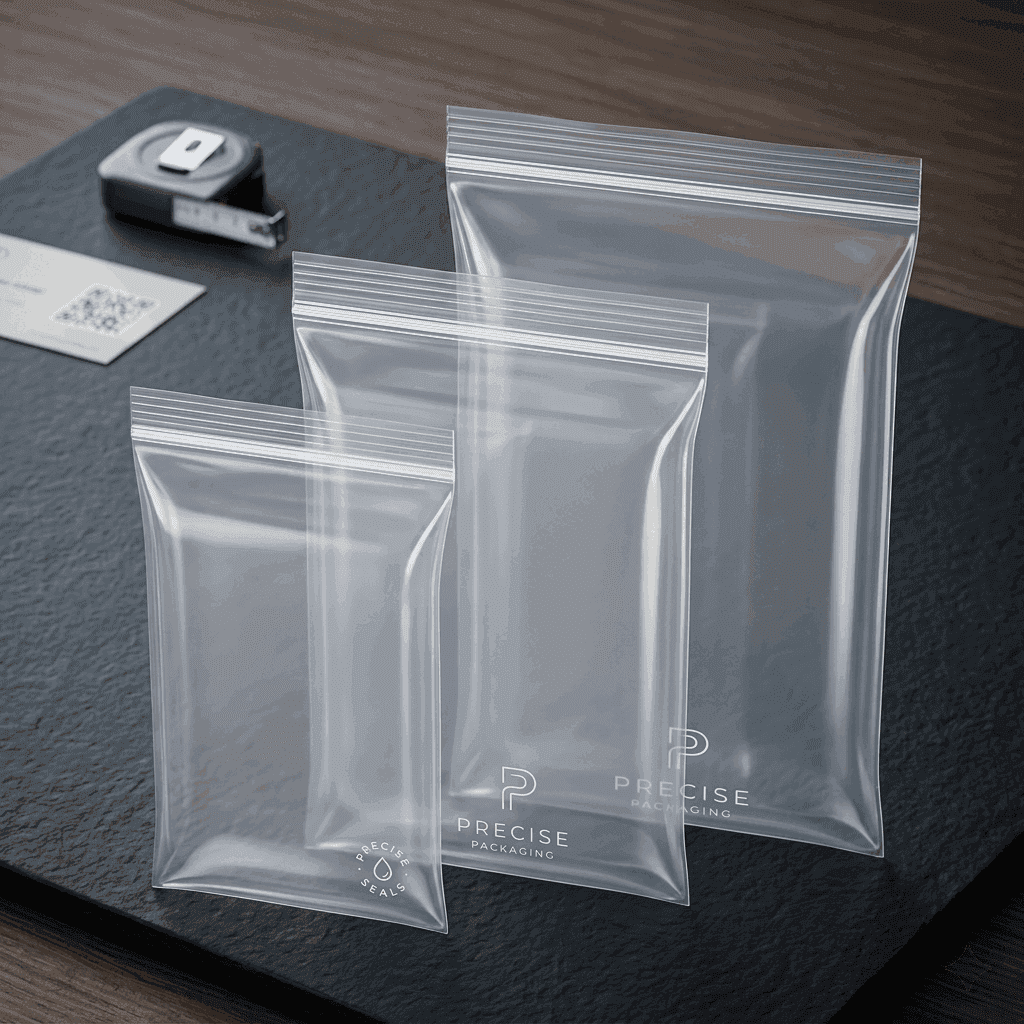 HIGHGRADE Packaging Clear Zip Seals